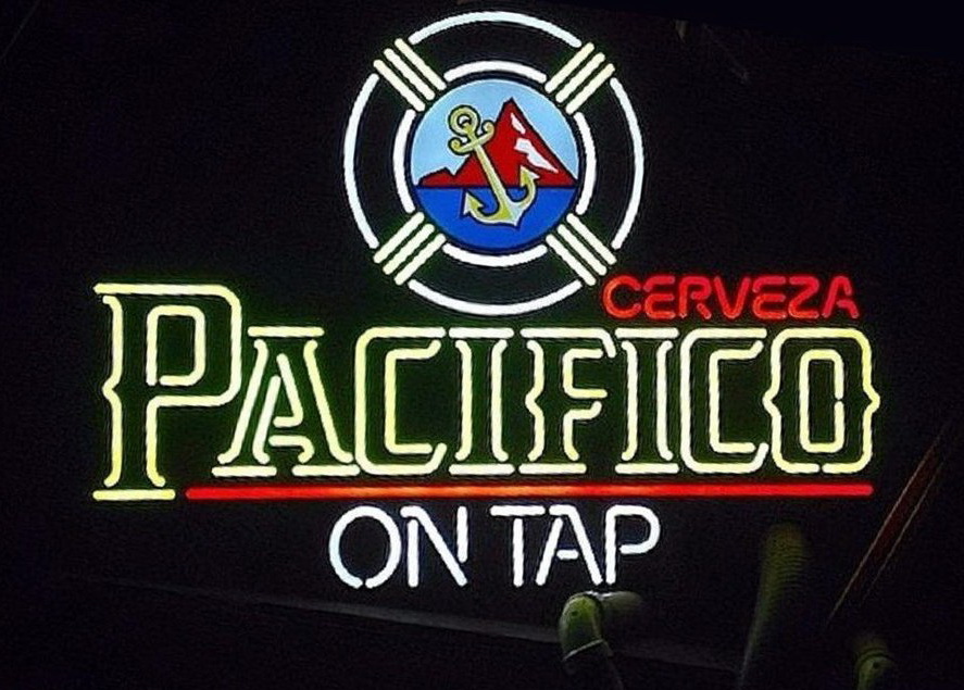 Pacifico Cerveza On Tap Beer Neon Sign
